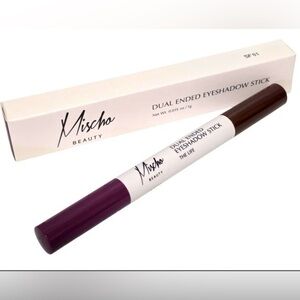 Mischo Beauty The Life Dual Ended Eyeshadow Stick - Purple and Brown New In Box